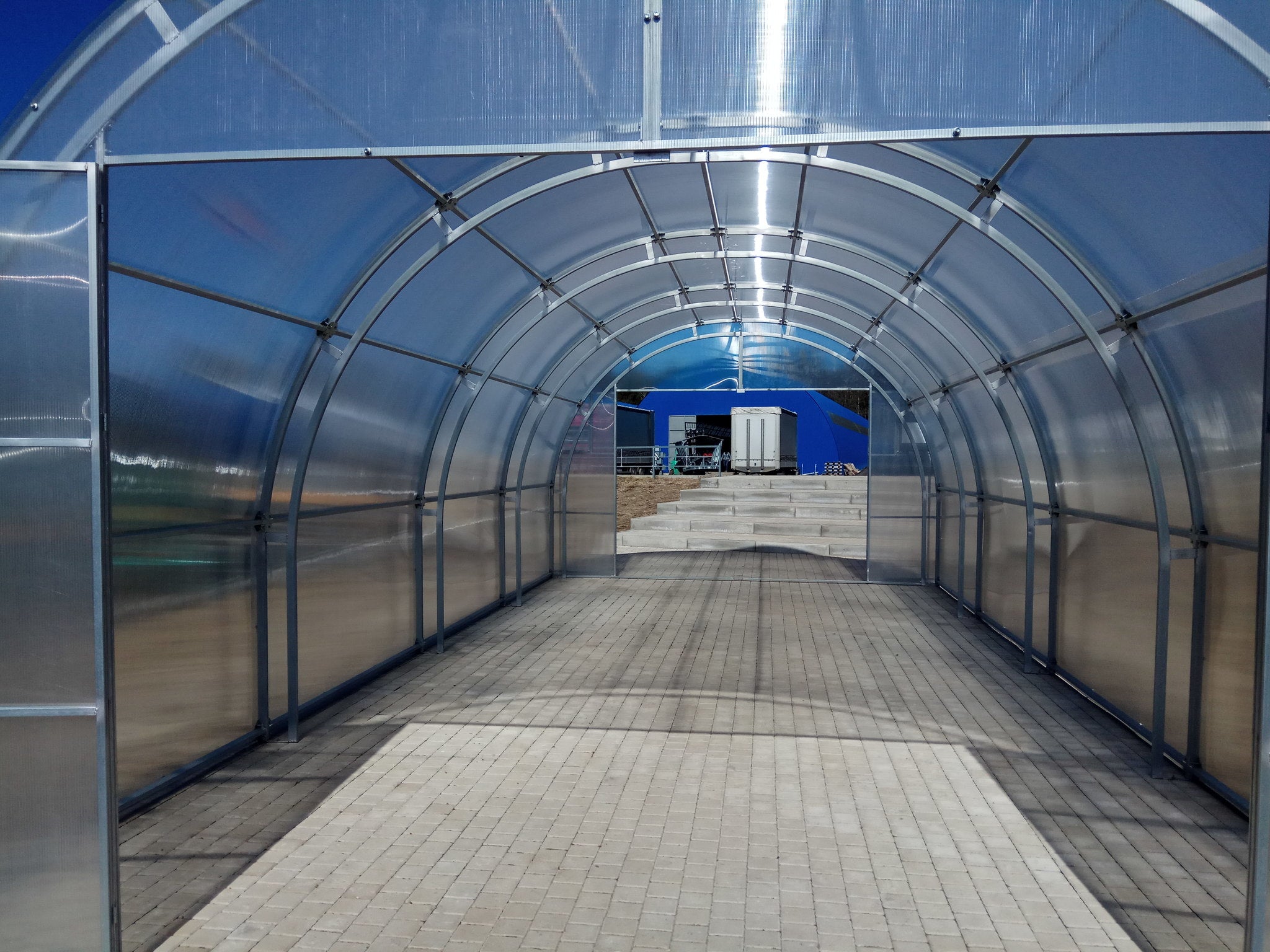 Serra Master 4x6m con copertura policarbonato alveolare 6mm