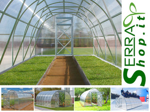 Serra Prime 3x4m con copertura policarbonato alveolare 4mm