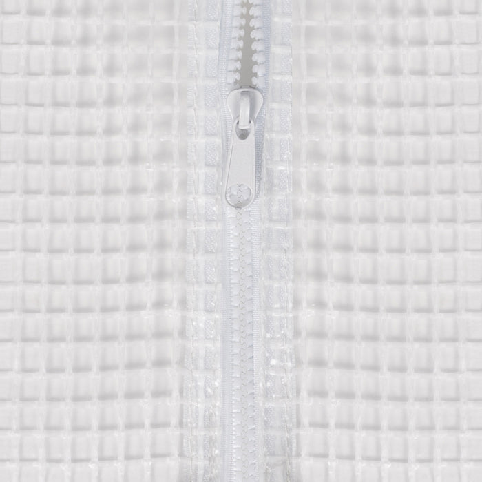 IDMarket - Serra tunnel di giardinario 12 m² bianco ZEBRA 4x3M