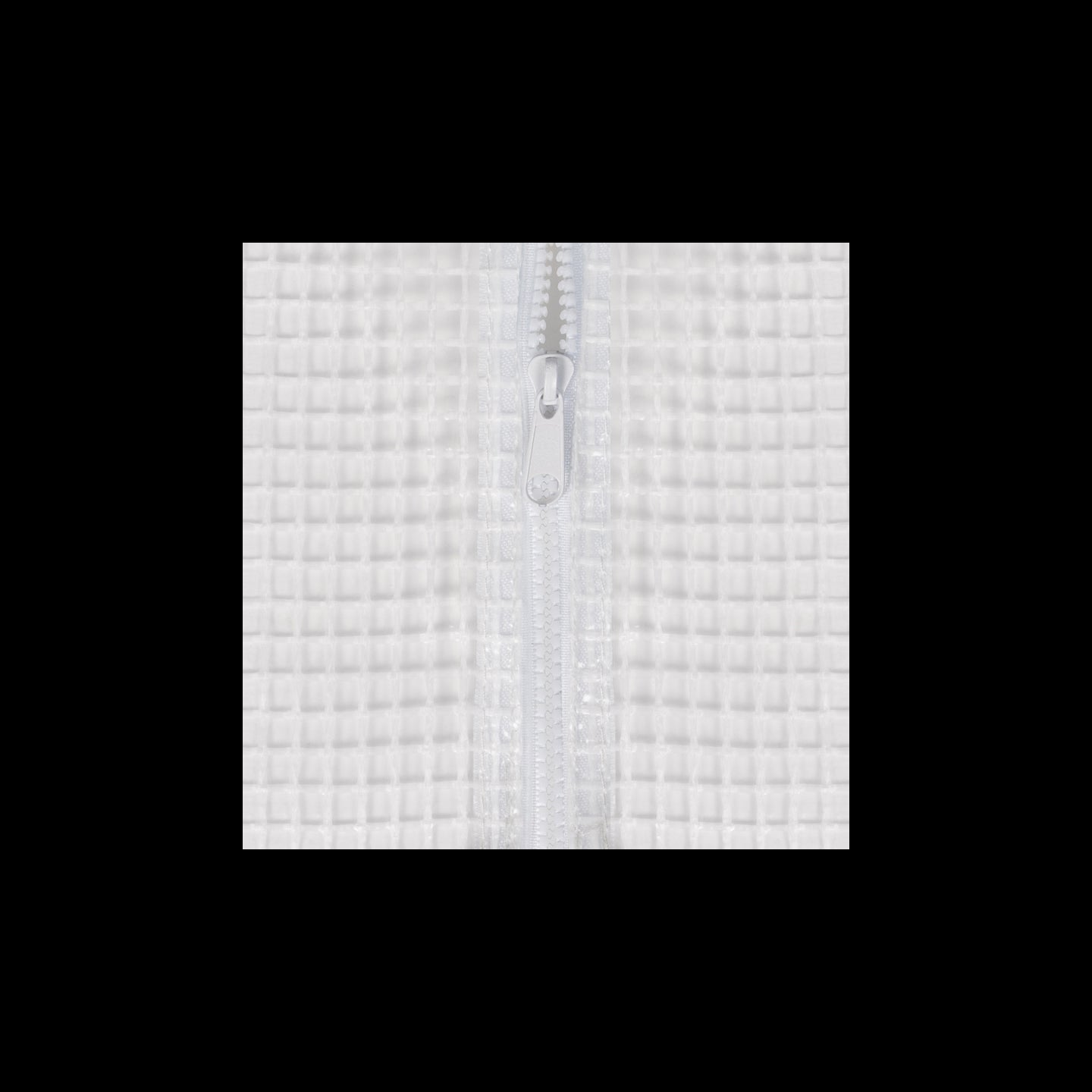 IDMarket - Serra tunnel di giardinario 6 m² bianco ZEBRA 2x3M