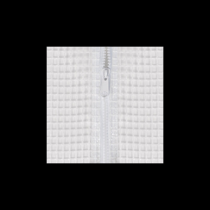 IDMarket - Serra tunnel di giardinario 6 m² bianco ZEBRA 2x3M