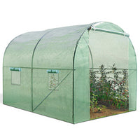 IDMarket - Serra tunnel di giardinario 6 m² verdi ZEBRA 2x3M