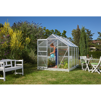 Serra Vitavia Comet 5000 in alluminio anodizzato e policarbonato alveolare 4mm,  195 x 257 H 197 cm Made in Germany