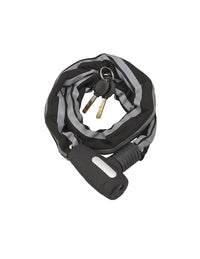 Antifurto a chiave Biker, catena d'acciaio, moto, 0.9m, 2 chiavi, nero - THIRARD