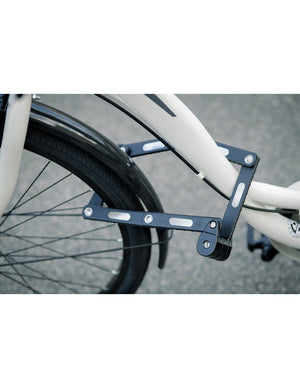 Antifurto snodato a chiave Zebra, per bicicletta, 3 chiavi, nero - THIRARD