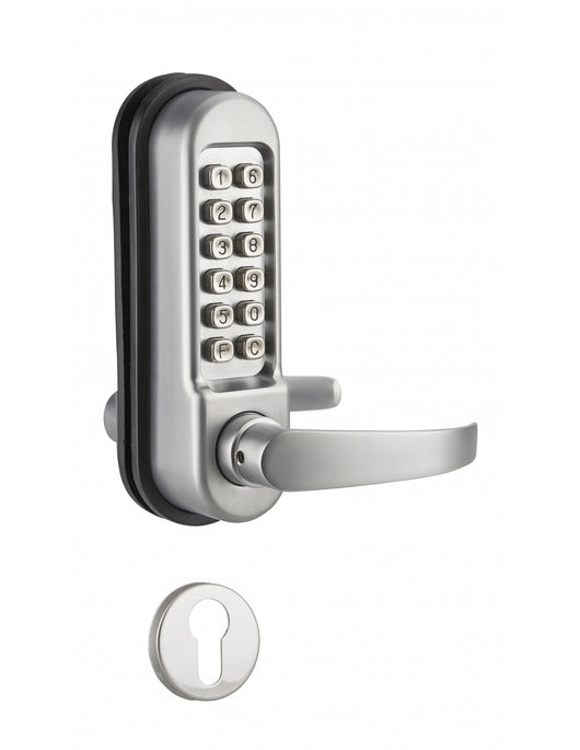 Serratura a combinazione meccanica per serratura da incasso per porta interna, quadrata 7mm, cromo opaco - THIRARD