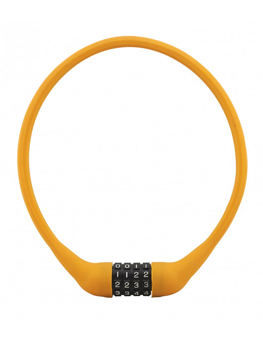 Antifurto a combinazione Softy, 4 cifre, cavo d'acciaio, bicicletta, 10mmx0.6m - THIRARD