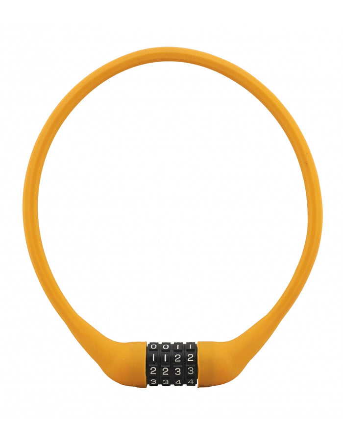 Antifurto a combinazione Softy, 4 cifre, cavo d'acciaio, bicicletta, 10mmx0.6m - THIRARD