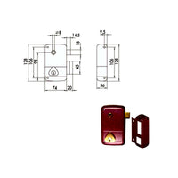 Serratura App.Legno Sx 50211-45-2 Cisa