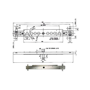 Serratura Bascule Spranga Pompa Llc103 Potent