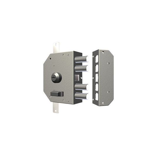 Serratura da applicare CR 3250C-52N – Cilindro 60 mm – 3 punti di chiusura – Sinistra – Struttura robusta