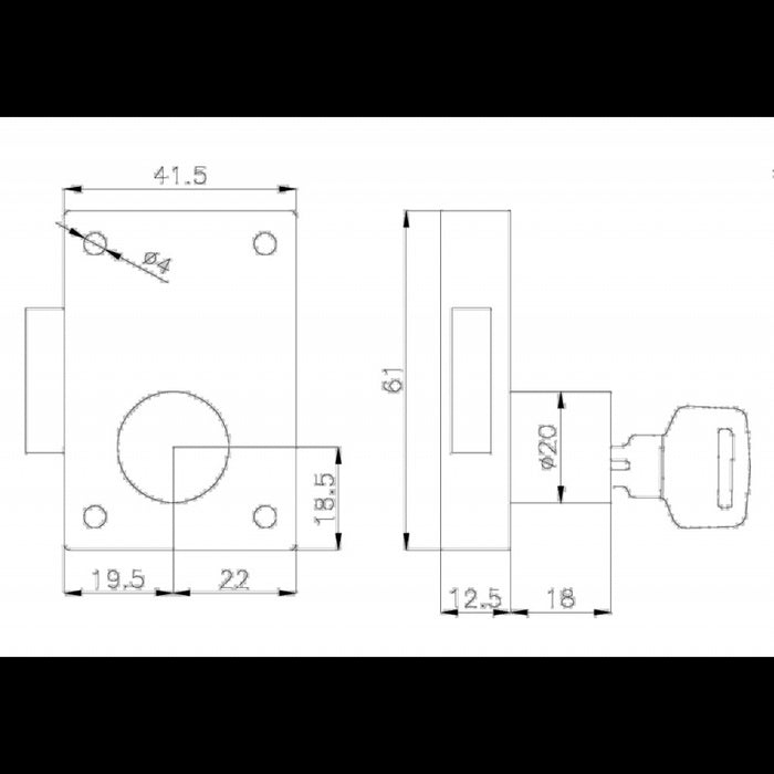 SERRATURA DA APPOGGIARE