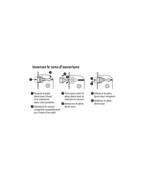 Serratura da incasso per porte interne, asse 70mm, piastra tonda, ottone spazzolato - THIRARD