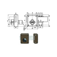 Serratura Ferroglietto 4 Mandate 255 Potent