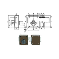 Serratura Ferroglietto 6 Mandate 270 Potent