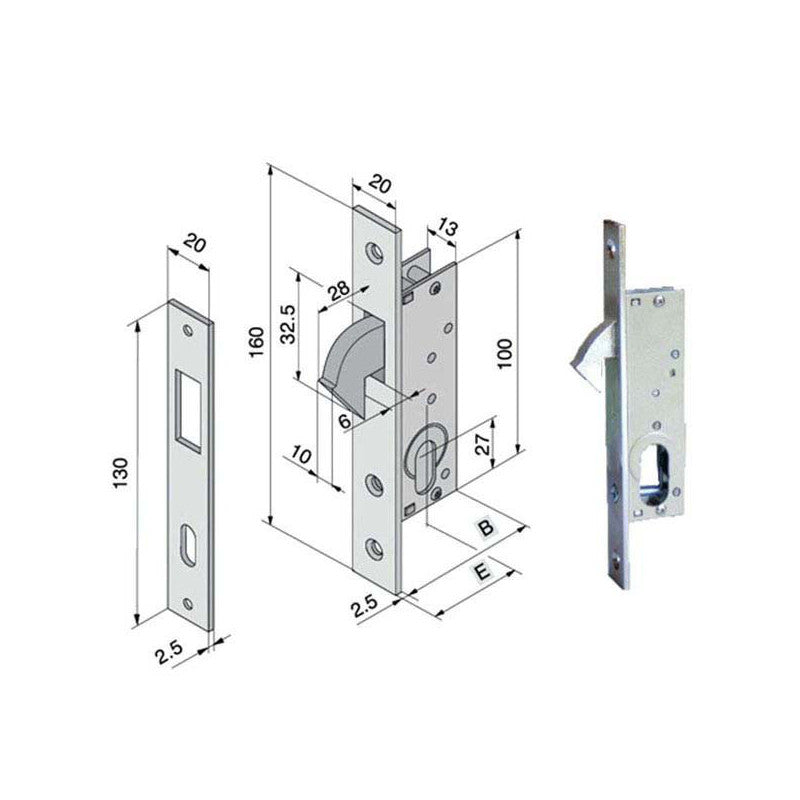 Serratura Inf.All 106.25.01.0 Welka