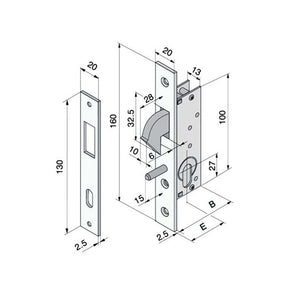 Serratura Inf.All 108.16.01.0 Welka
