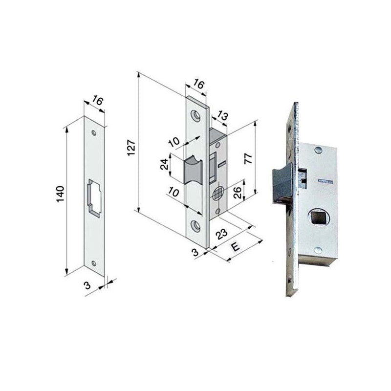 Serratura Inf.All 113.15.01.0 Welka