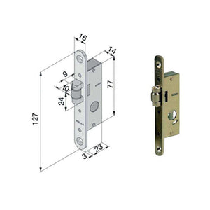 Serratura Inf.All 114.15.01.0I Welka