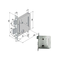 Serratura Inf.Ferro 054.50.00.0 Welka