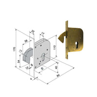 Serratura Inf.Ferro 068.50.00.0 Welka