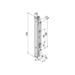 Serratura Inf.Ferro 088.19.01.0 Welka