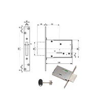 Serratura Infilare Ferro Ka 40704 Mottura