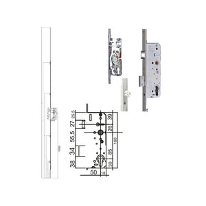 Serratura Inf.Multipunto Sicurtop E40 1685 Agb