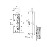 Serratura Inf.Tagliafuoco Q9 214110 Iseo