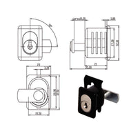 Serratura Mobili App.Leva 220315 Omr