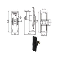 Serratura Mobili App.Push 160551 Omr