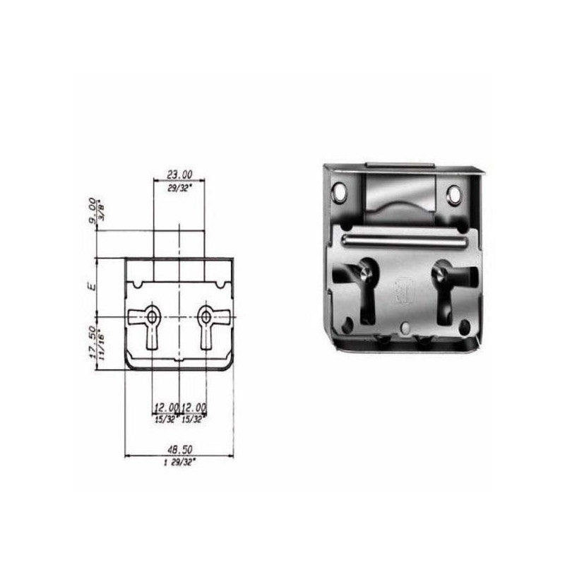 Serratura Mobili E 20 M42 Meroni
