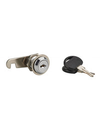 Serratura per cassetta delle lettere con camma, nichel, lunghezza 20mm, 2 chiavi - THIRARD