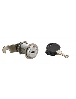 Serratura per cassetta delle lettere con camma, nichel, lunghezza 30mm, 2 chiavi - THIRARD