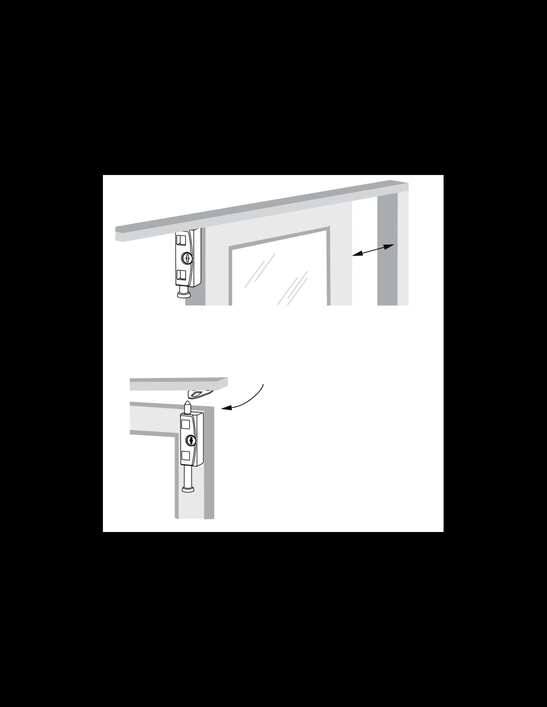 Serratura a chiave Federal, per finestre a battente e scorrevoli, bianco, 2 chiavi - THIRARD
