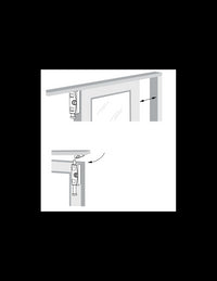 Serratura a chiave Federal, per finestre a battente e scorrevoli, bianco, 2 chiavi - THIRARD