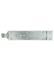Serratura a chiavistello porta lucchetto, zincato, 250mm, lucchettabile - THIRARD