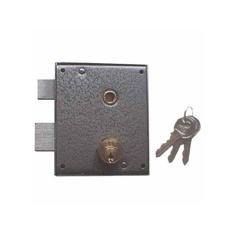 Serratura Porte Ferro Cilindro Corto Dx 611 Fpb