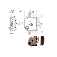 Serratura Sic.Quintupl.Dx Scrocco 38650 Mottura