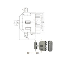 Serratura Sic.Quintuplice Dx Dm 2350 Cr