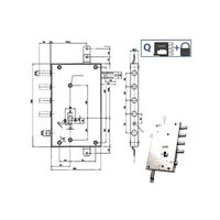Serratura Sic.Quintupl.Sx Scrocco 85462 Mottura