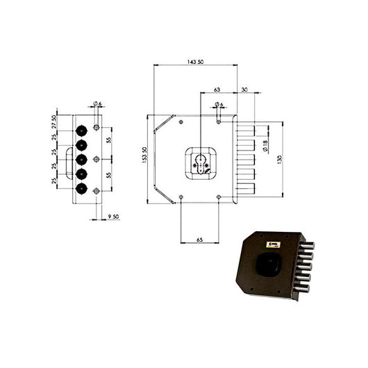 Serratura Sic.Semplice Sx Cil. G451 Moia