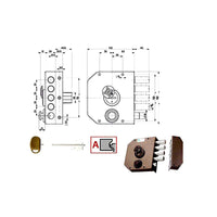Serratura Sic.Semplice Sx Dm 20510 Mottura