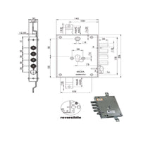 Serratura Sic.Triplice Cil. E73 664/281 Moia