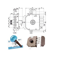 Serratura Sic.Triplice Dx Pompa 30631 Mottura