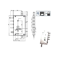 Serratura Sic.Triplice Dx Scr 110 85461 Mottura