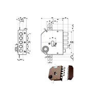 Serratura Sic.Triplice Dx Scrocco 38630 Mottura