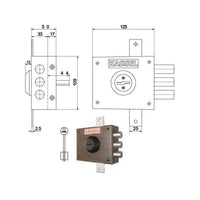 Serratura Sic.Triplice Sx Dm 1202 Kassel