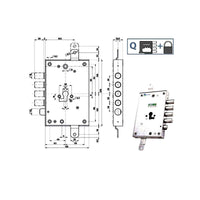 Serratura Sic.Triplice Sx Int 28 85571 Mottura