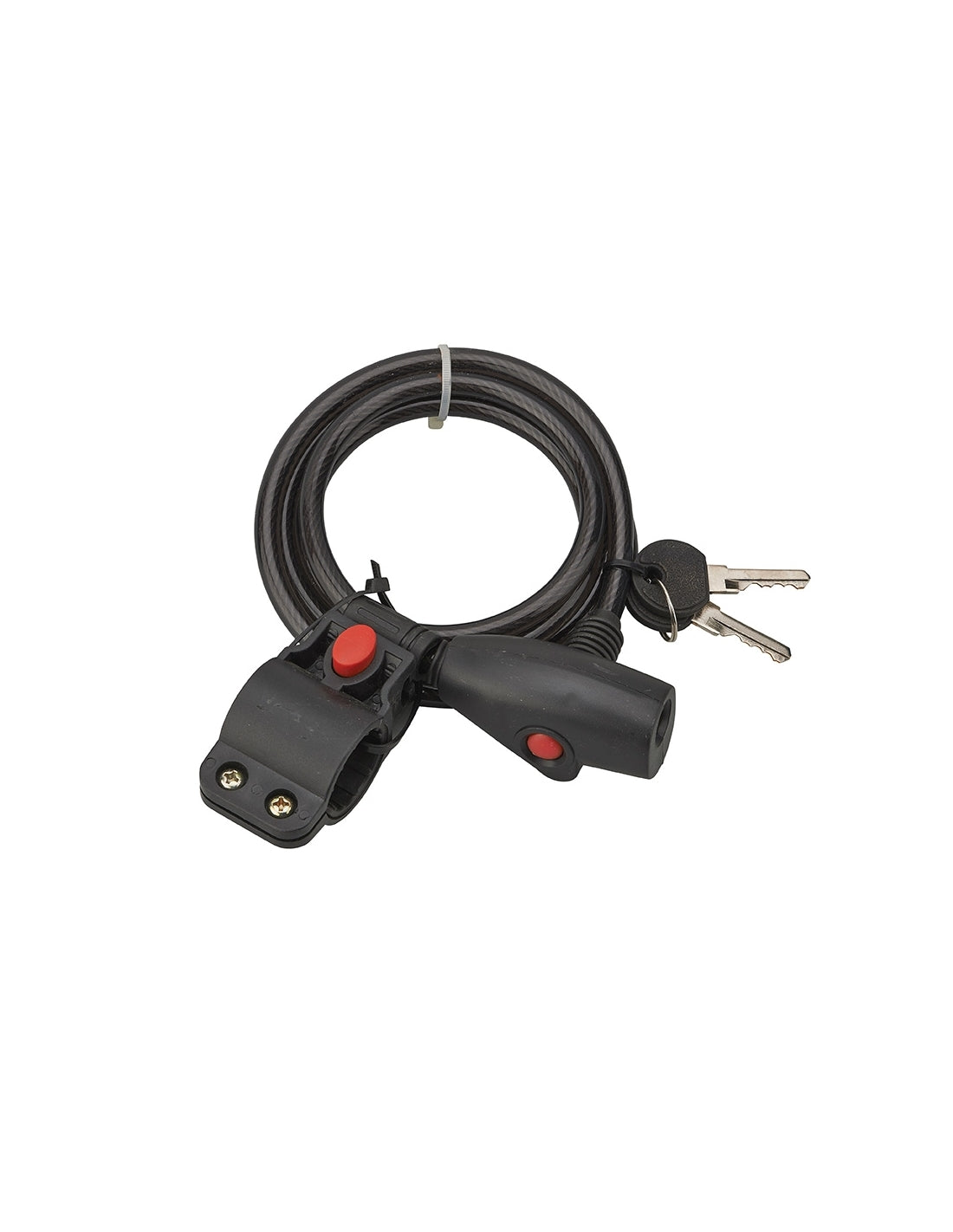 Antifurto Twisty, cavo d'acciaio, bicicletta, 8mmx1,5m, 2 chiavi - THIRARD